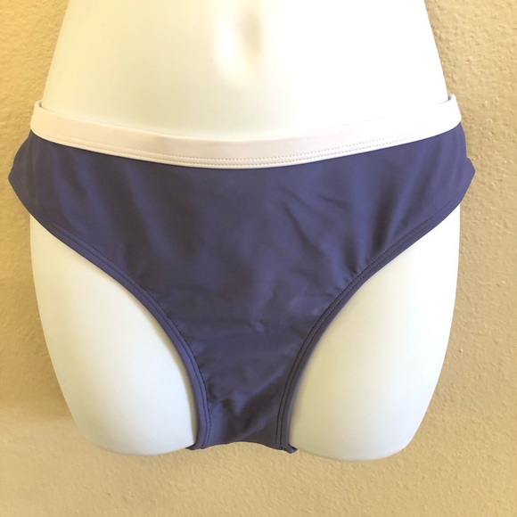 Cupshe Roaming River Sporty Back Bralette & Banded Hipster Bikini Set Size  M/L - Picture 7 of 16